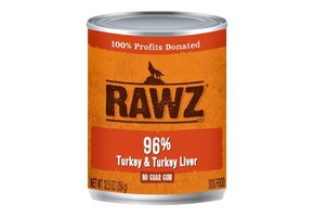 RAWZ 96% Turkey & Turkey Liver 354g Dog