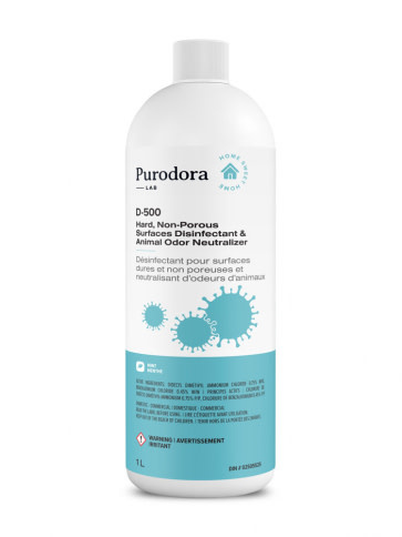 PURODORA (D-500) Animal Odor Neutralizer & Disinfectant 1L