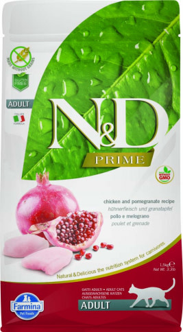 Farmina N&D Cat Prime - Chicken & Pomegranate 1.5kg
