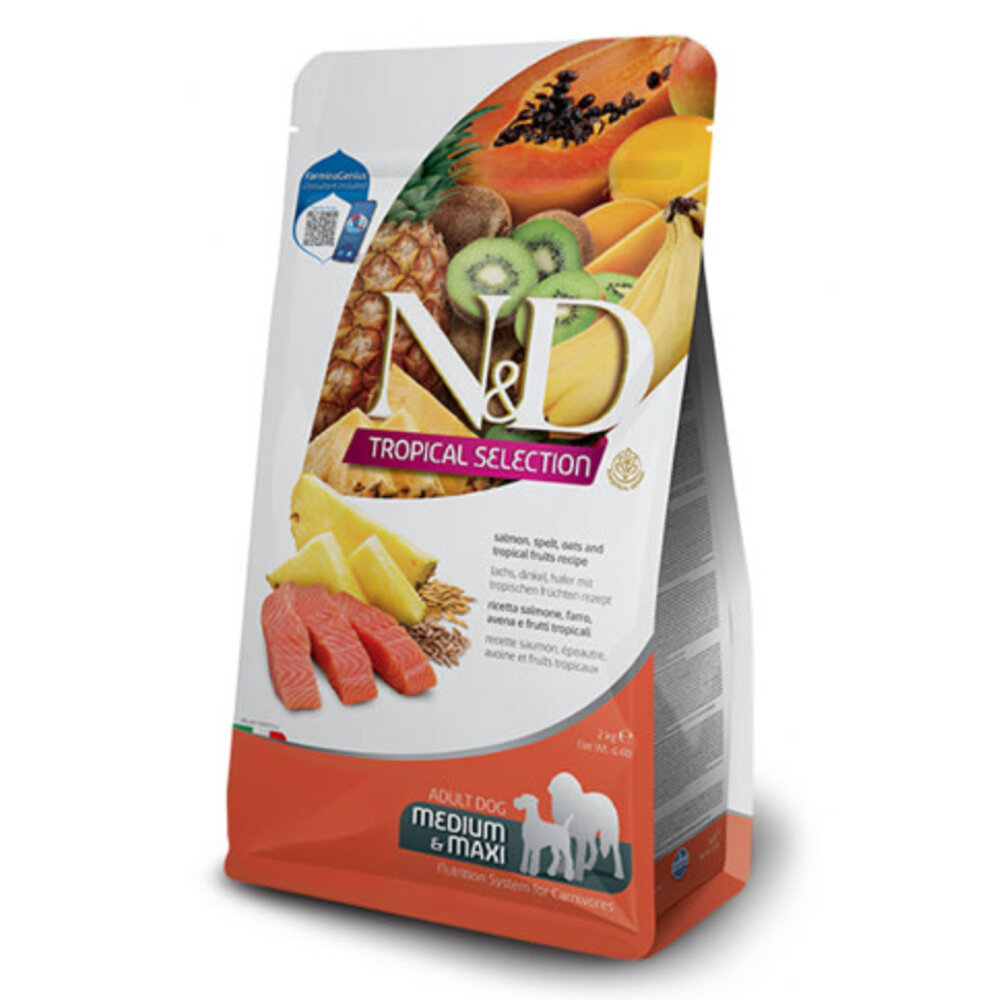 Farmina N&D Dog Tropical Selection - Salmon Med/Maxi 10kg