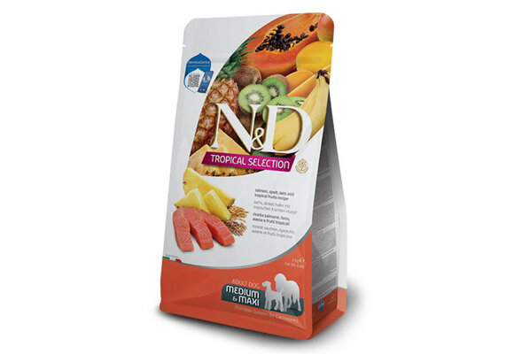 Farmina N&D Dog Tropical Selection - Salmon Med/Maxi 10kg