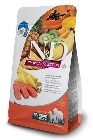 Farmina N D Dog Tropical Selection Salmon Med Maxi 10kg Woofy s by Paw Street Market