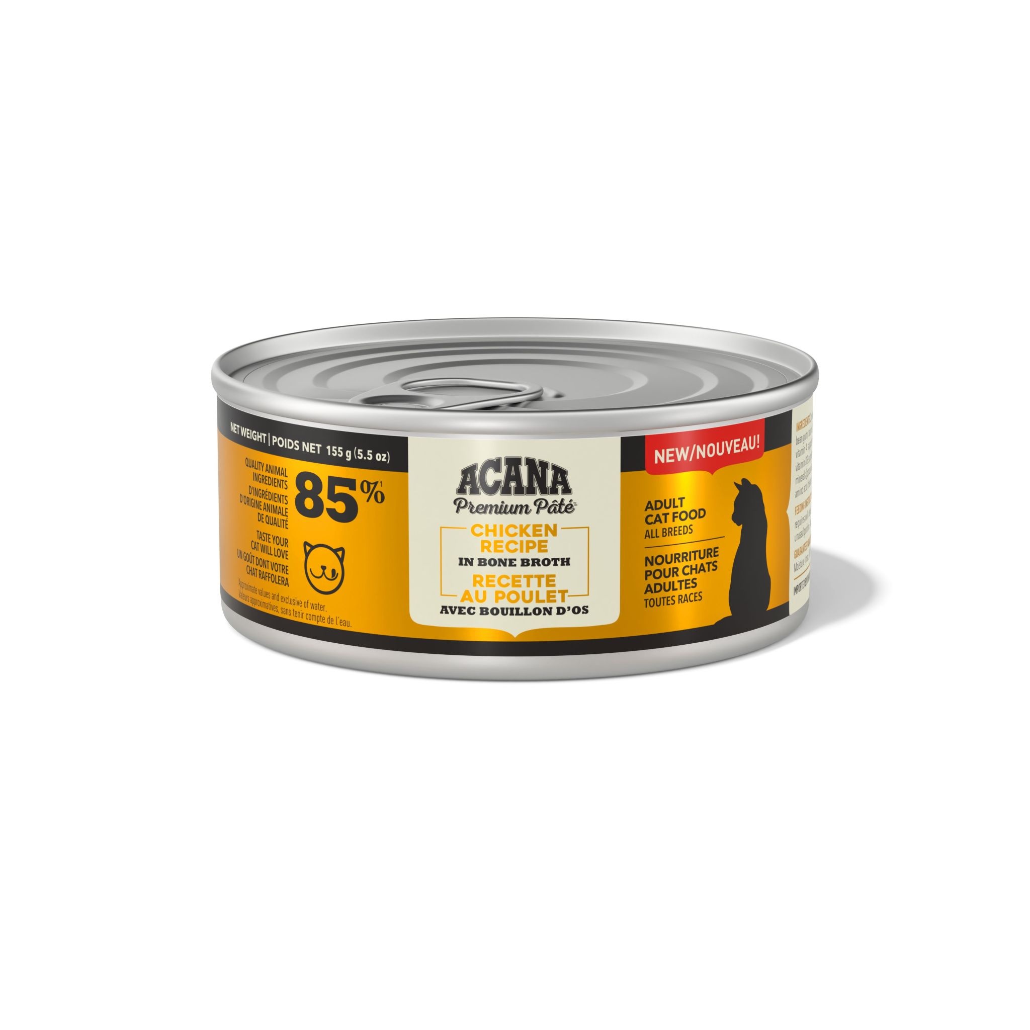 Acana Cat Chicken Recipe in Bone Broth 155g