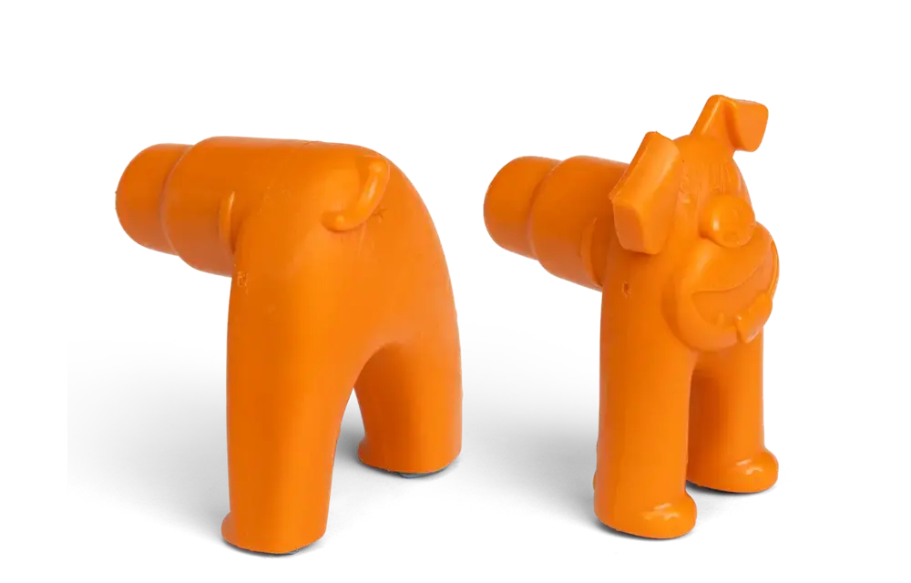 West Paw Toppl Stopper Tangerine