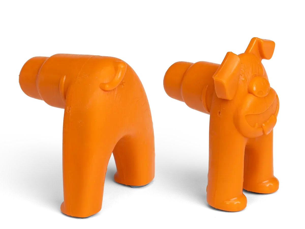 West Paw Toppl Stopper Tangerine