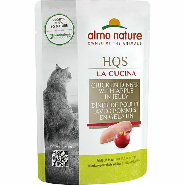Almo La Cucina Chicken & Apple 55g Pouch