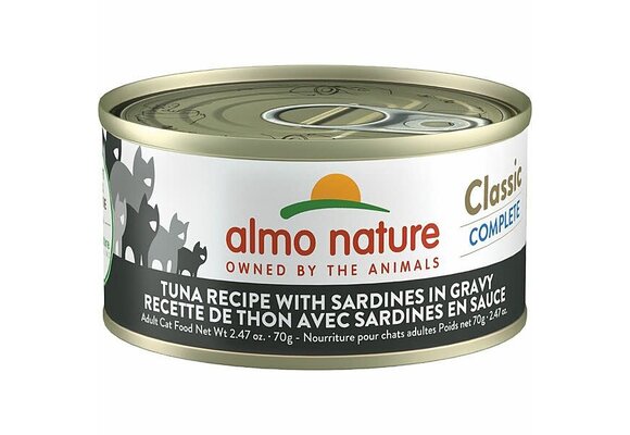 Almo Cat Complete Tuna with Sardines in Gravy 70 g
