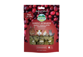 OXBOW Simple Rewards Baked Treats w/ Cranberry 3oz