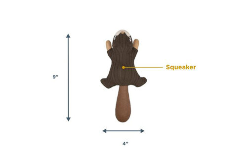 Tall Tails Latex Squirrel Squeaker Toy
