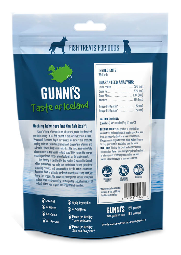Gunni's Wolffish Skin Shorties 2.5oz