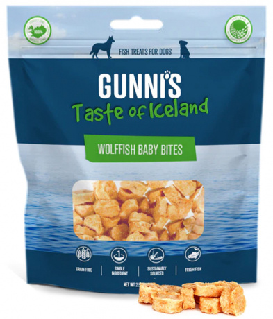 Gunni's Wolffish Baby Bites 2.5oz