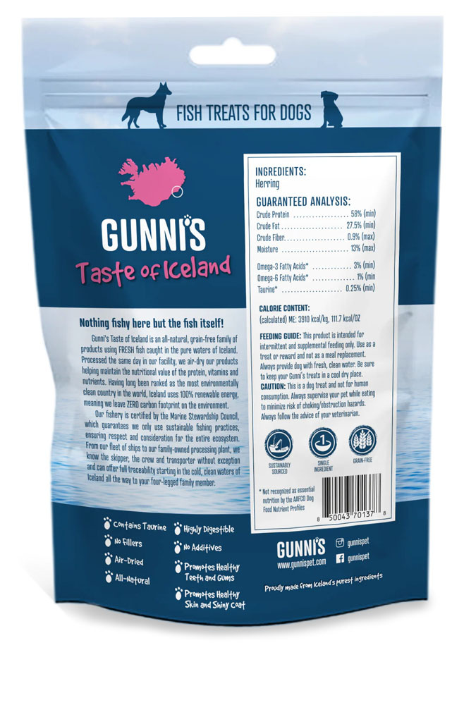 Gunni's Whole Herring 3oz