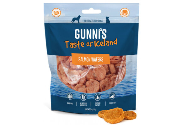 Gunni's Salmon Wafers 5oz