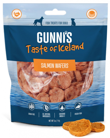 Gunni's Salmon Wafers 5oz