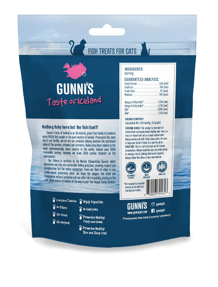 Gunni's Herring Omega Bites 3oz