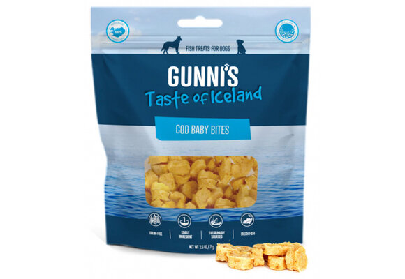 Gunni's Cod Baby Bites 2.5oz