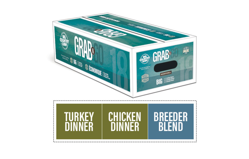 Big Country Raw Grab N Go Big Deal Dog 9 x 2 lb