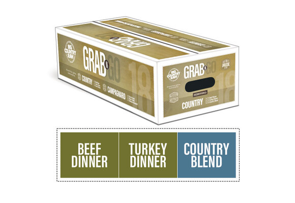 Big Country Raw Grab N Go Country Deal Dog 9 x2 lb