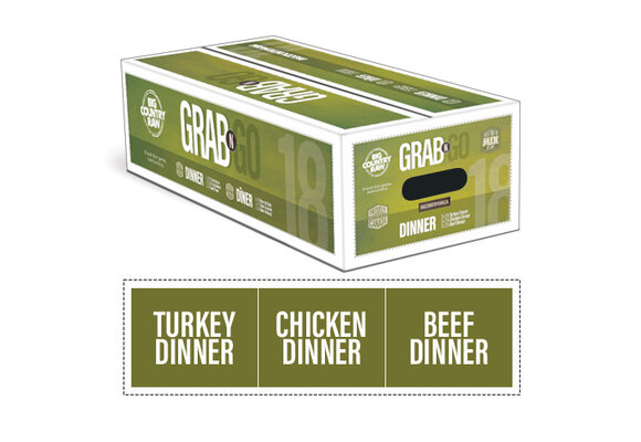 Big Country Raw Grab N Go Dinner Deal Dog 9 x 2 lb