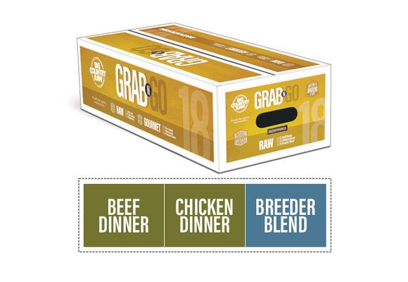 Big Country Raw Grab N Go Raw Deal Dog 9 x 2 lb