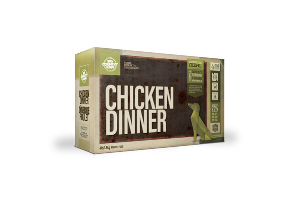 Big Country Raw Chicken Dinner Dog 4LB