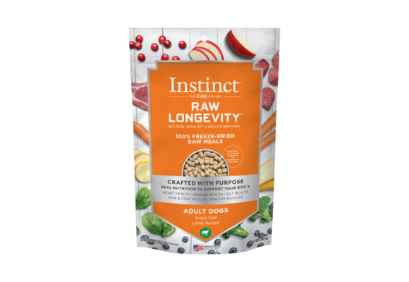 Instinct Dog Raw Longevity Freeze Dried Meals Lamb 9.5oz
