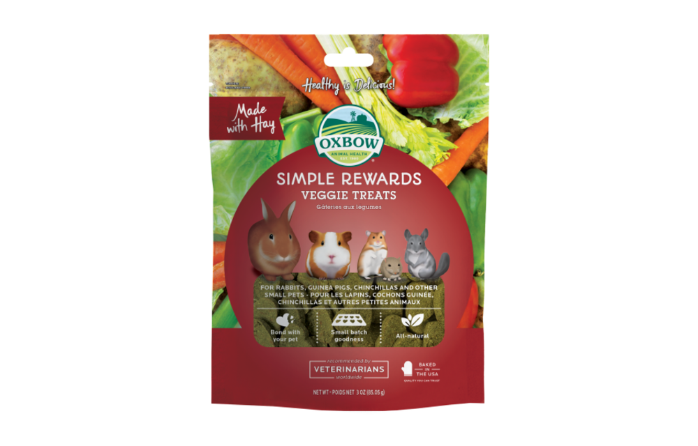OXBOW Simple Rewards Veggie Treats 3oz
