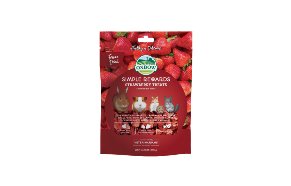 OXBOW Simple Rewards Strawberry Treats 0.5oz