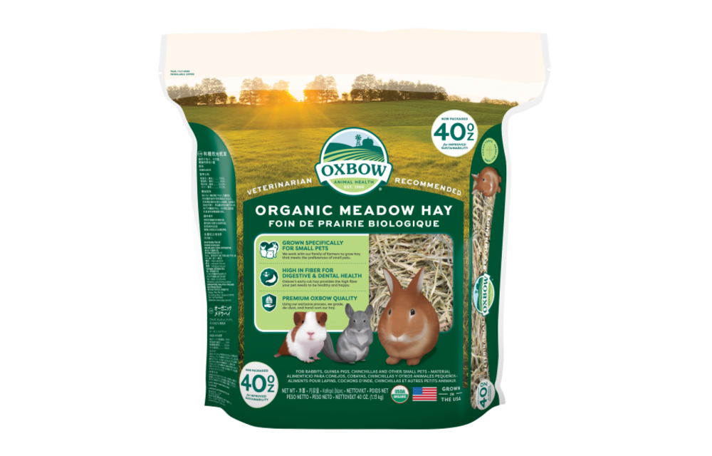 OXBOW 1.13kg Organic Meadow Hay