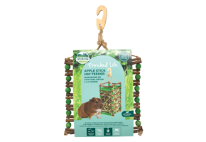 Oxbow Enriched Life Apple Stick Hay Feeder