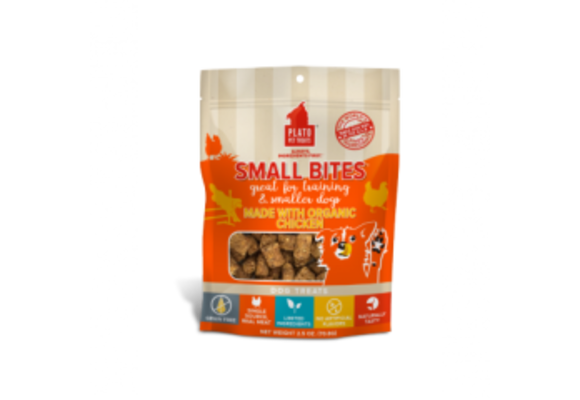 Plato Dog Small Bites Chicken 2.5oz