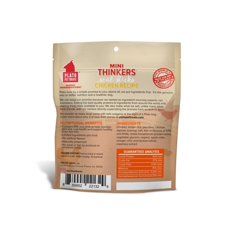 Plato Mini Thinkers Chicken 3oz