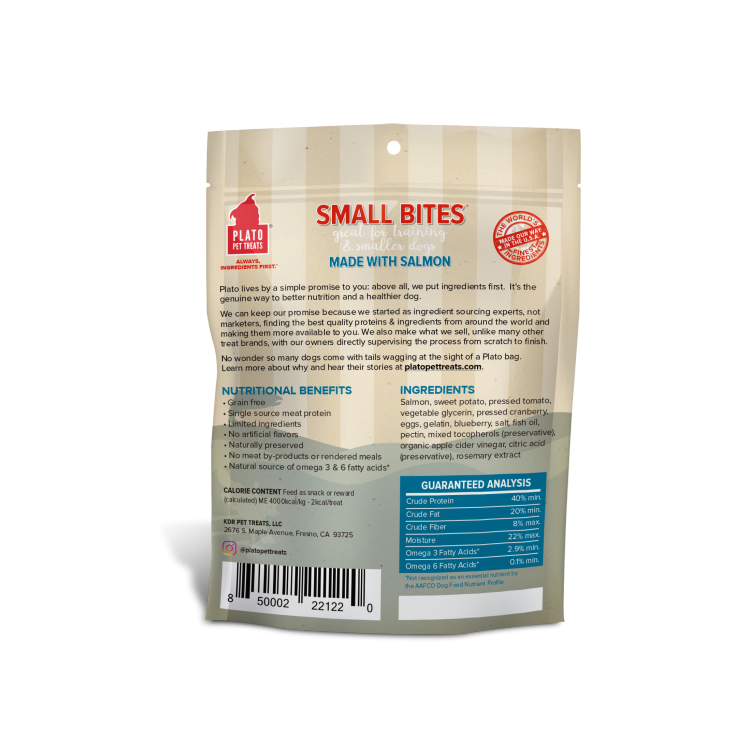 Plato Small Bites GF Salmon 2.5oz