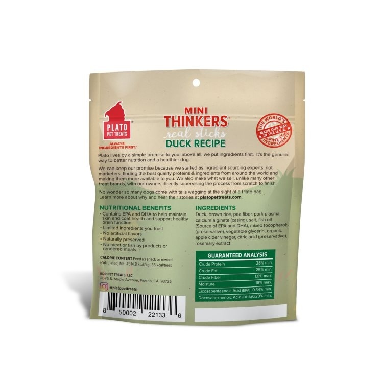 Plato Mini Thinkers Duck Recipe 3oz