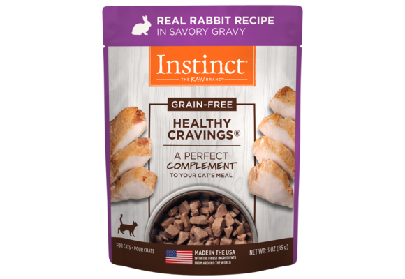 Instinct Cat Healthy Cravings Rabbit Pouch  3oz