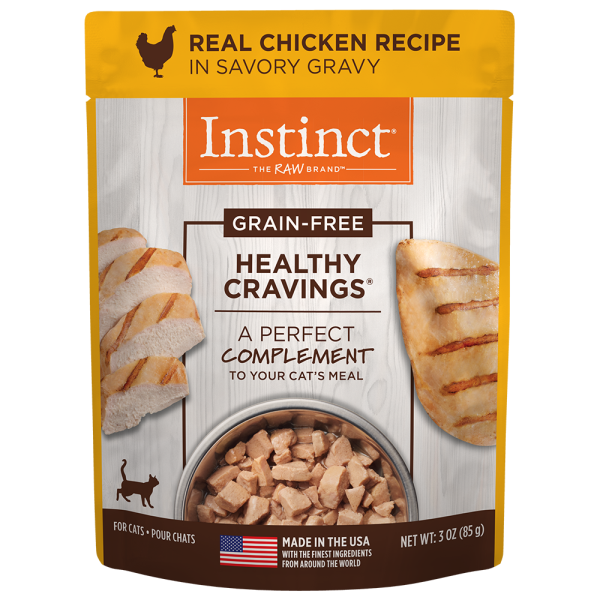 Instinct Cat Healthy Cravings Chicken Pouch 3oz