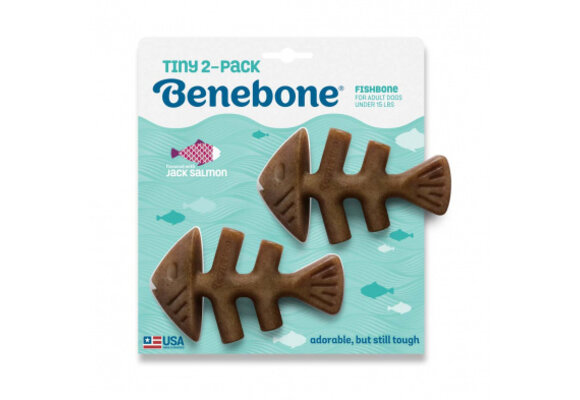 Benebone Fishbone Tiny 2pk