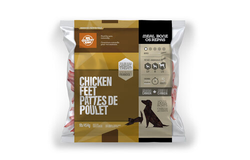 Big Country Raw Chicken Feet 1lb