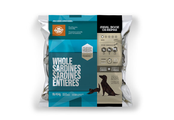 Big Country Raw Sardines 1lb