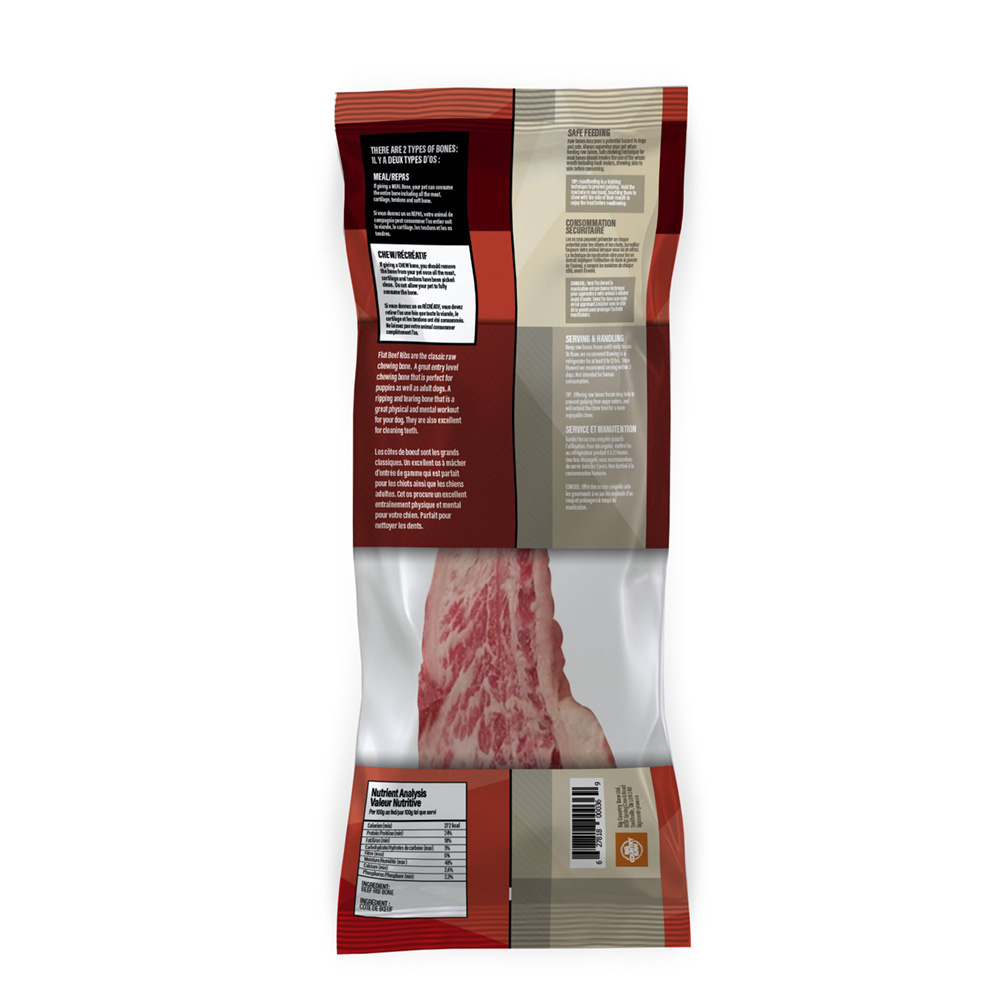 Big Country Raw Large Flat Rib Bone