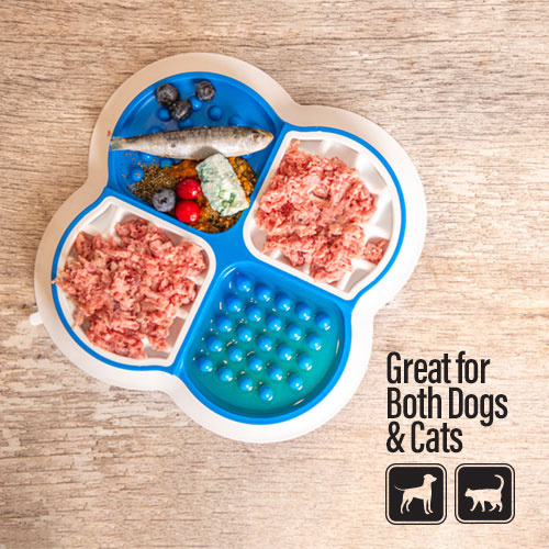 Big Country Raw Lick Tray Blue/White