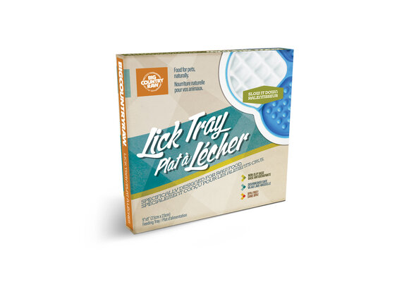 Big Country Raw Lick Tray Blue/White