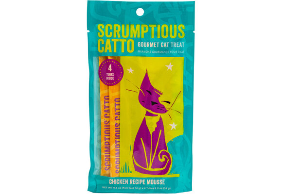 Catto Chicken Recipe Mousse 4 Tubes  0.5oz)