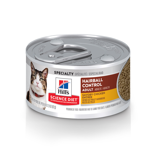 Science Diet Cat Adult Hairball Control Chicken Cat 2.9 oz