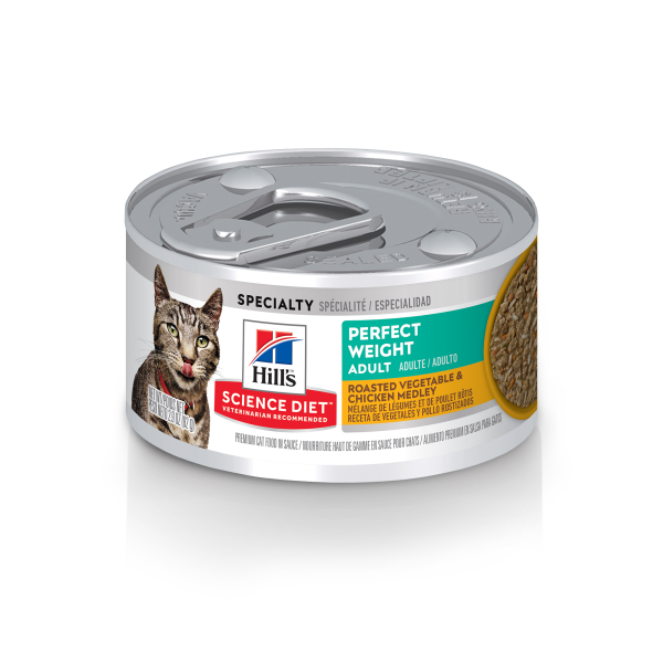 Science Diet Cat Adult Perfect Weight Chicken & Veg Medley 2.9oz