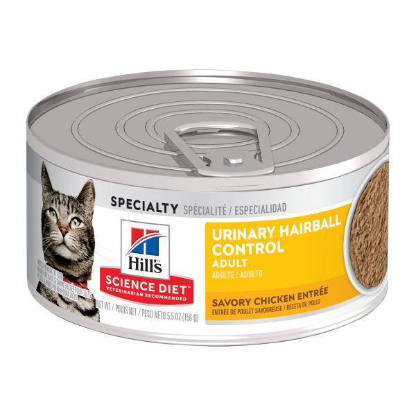 Hills Science Diet Adult Urinary & Hairball Control Chick Cat 5.5 oz