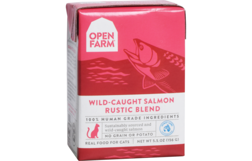 Open Farm Cat Stews Wild-Caught Salmon Rustic Blend 5.5oz