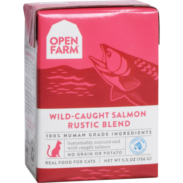 Open Farm Cat Stews Wild-Caught Salmon Rustic Blend 5.5oz