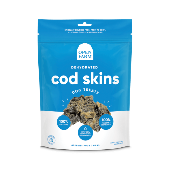 Open Farm Cod Skin Treats 2.5oz