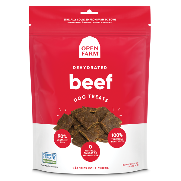 Open Farm Dehydrated Beef Treats 4.5oz